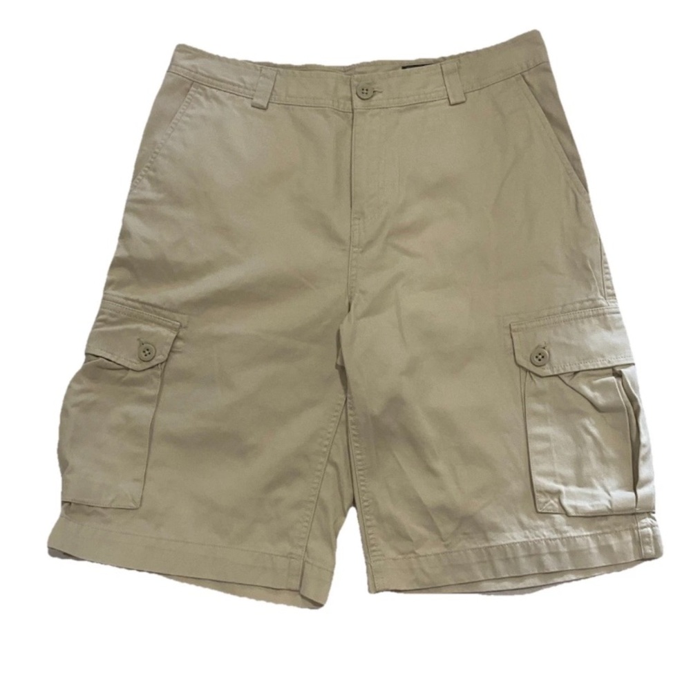 Polo Ralph Lauren Size 18 Big Boys Khaki Cream Cargo Summer Shorts Brand New